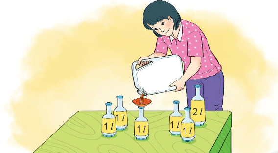 Bài tập về lít lớp 2